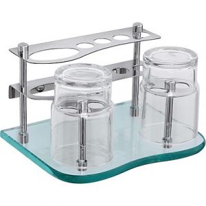 Kệ để ly và bán chải đánh răng INOX304 HB8-545 - Hàng chính hãng