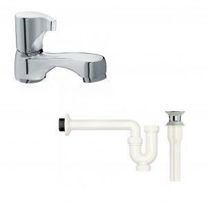 Vòi lavabo lạnh INAX kèm bộ xã LFV-13BP - Hàng chính hãng